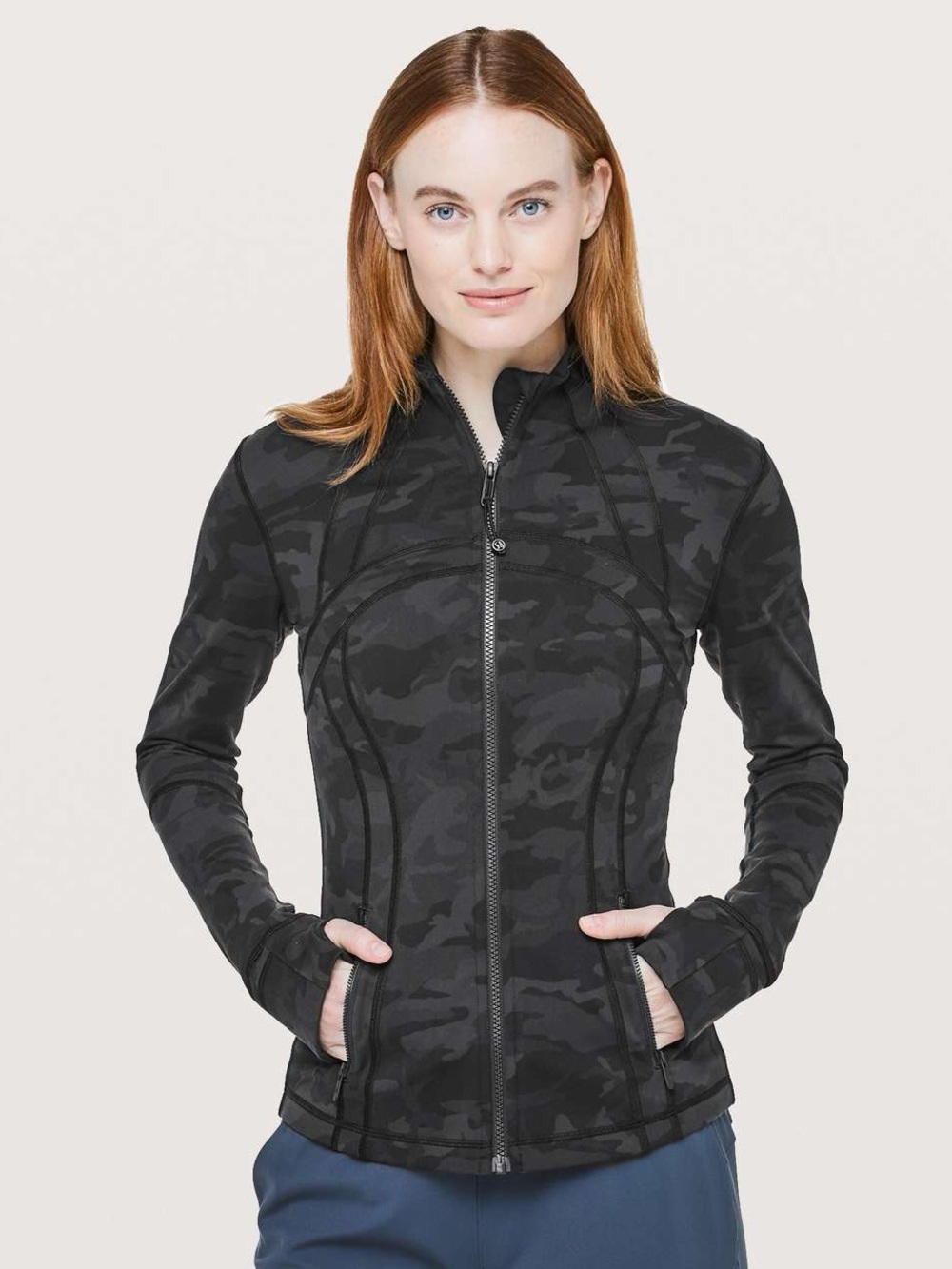 Lululemon Define Jacket Size 6 Camo Gray Black Lululemon